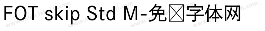 FOT skip Std M字体转换